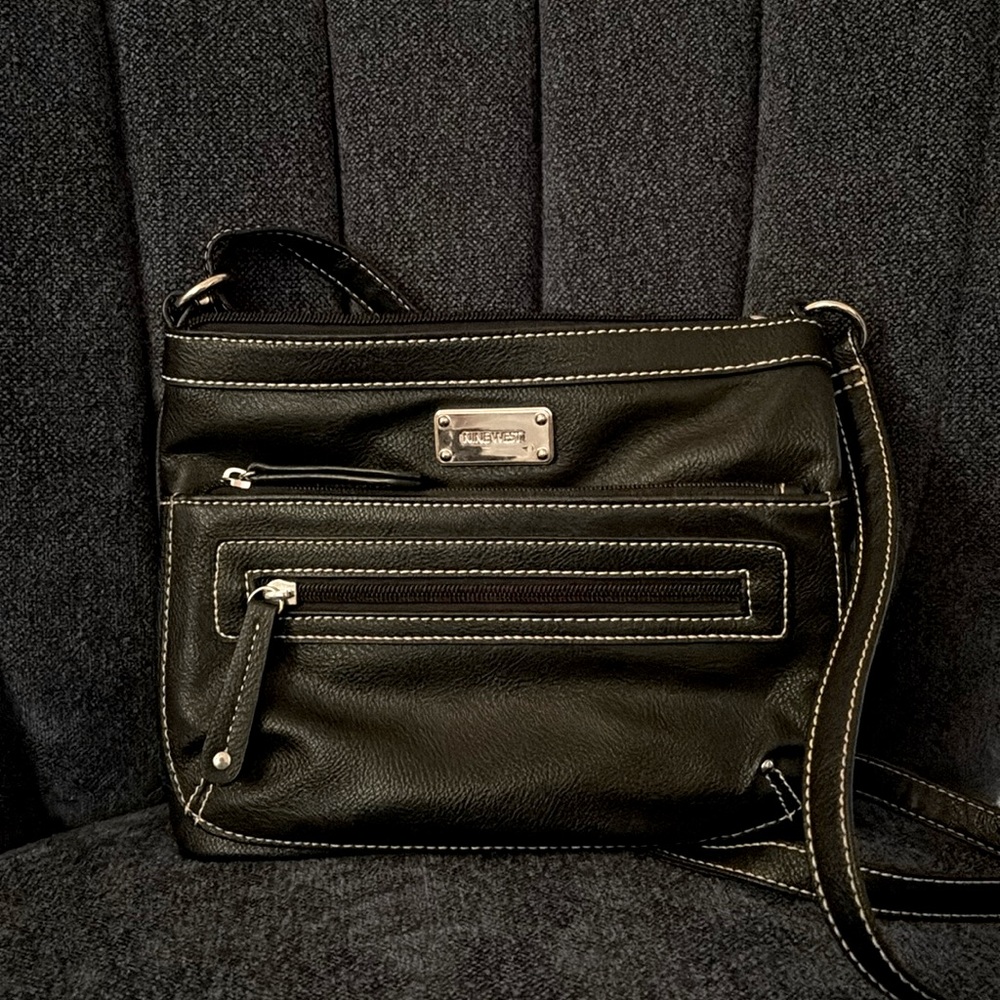 Nine West Faux Leather Crossbody Bag